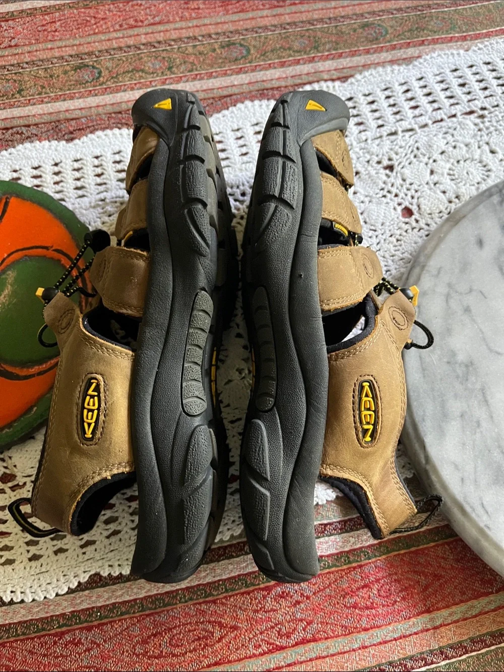 Keen Newport leather bison Brown sandal